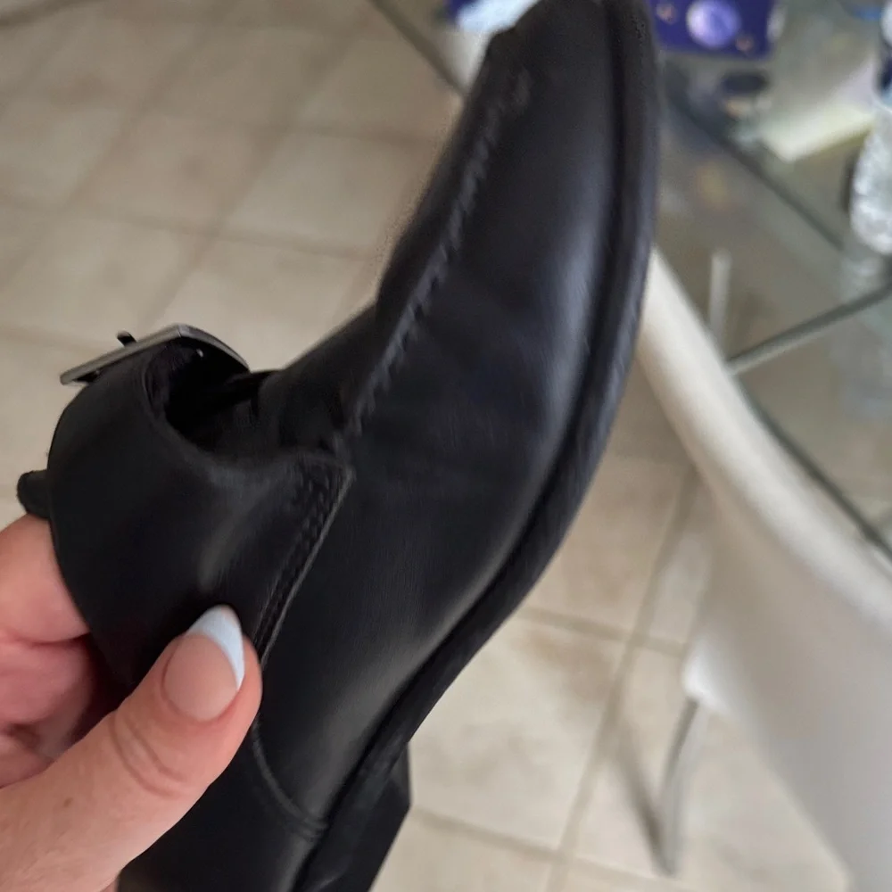 Classic Black Kids Dress Shoes